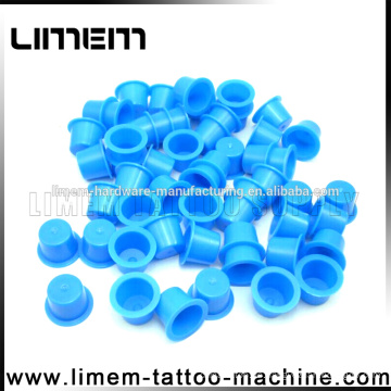 Neue Stil beste Qualität blau Kunststoff Tattoo Ink Cup oder Pigment Tasse